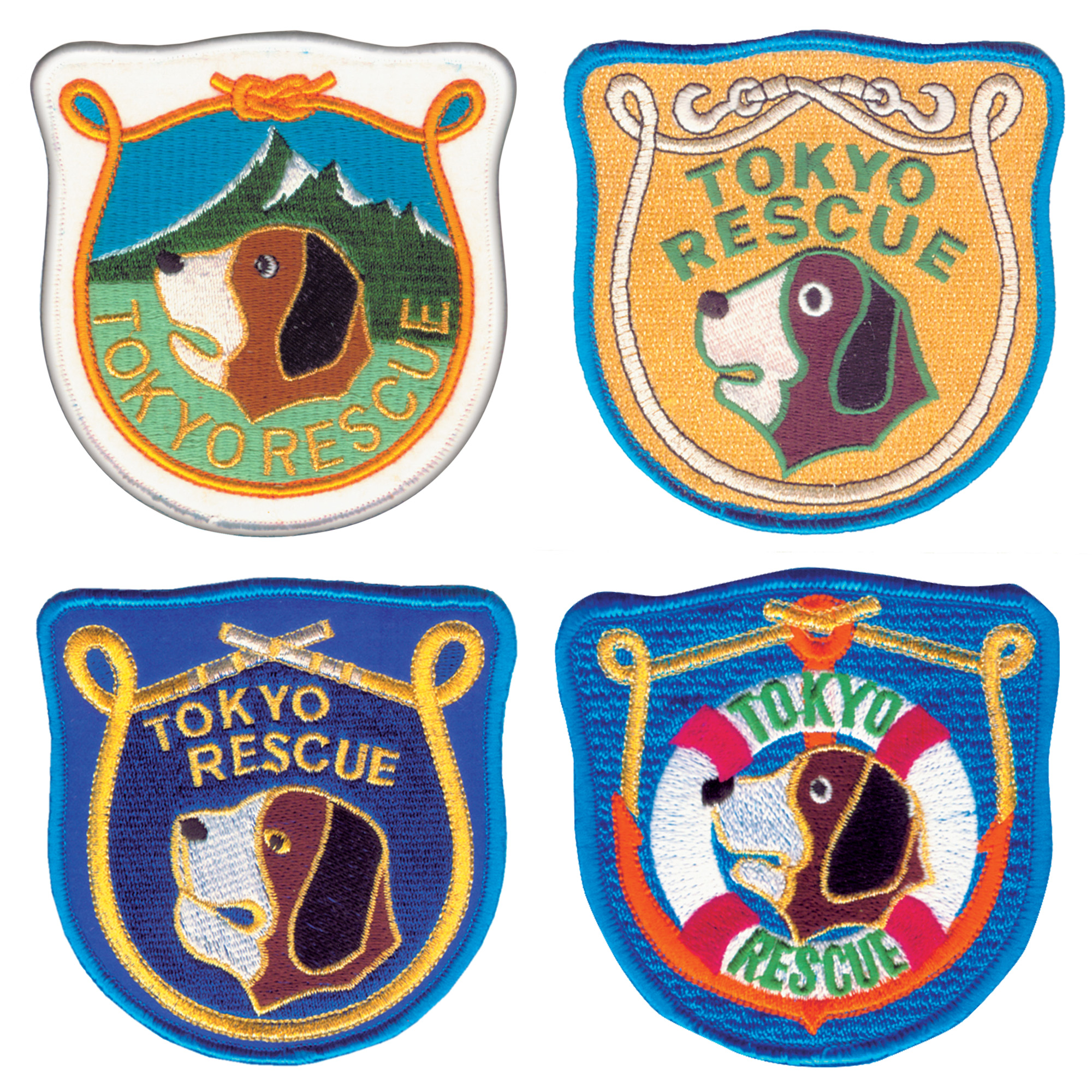 東京消防庁のセント バーナード犬のワッペン Grand Tour Of Switzerland In Japan